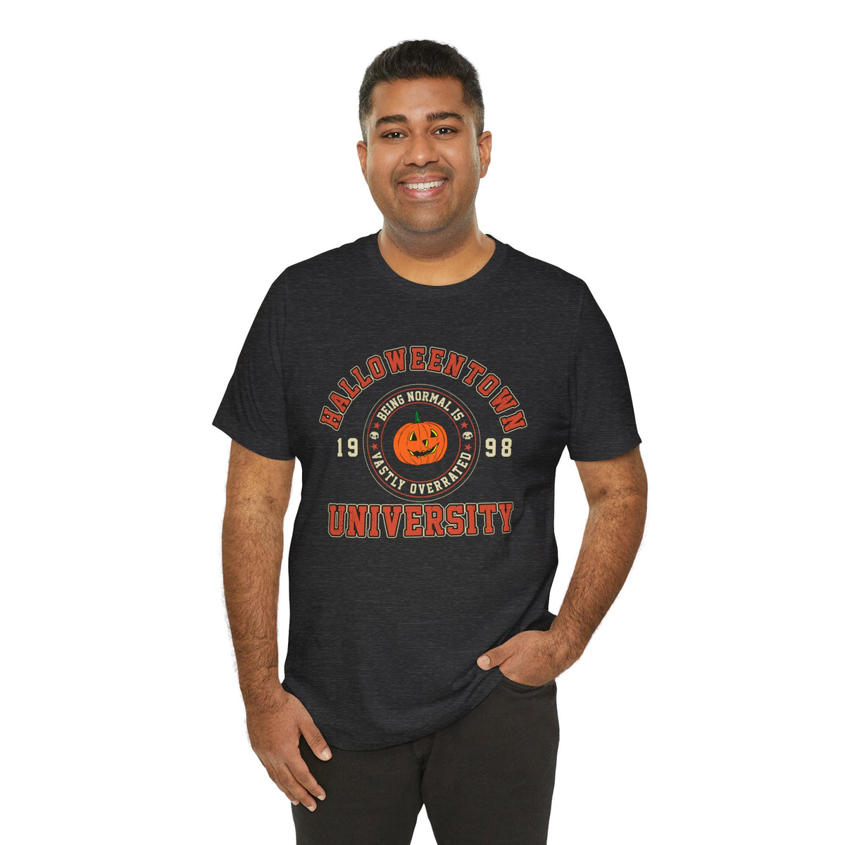 Halloween Town University Unisex Jersey Short Sleeve Tee