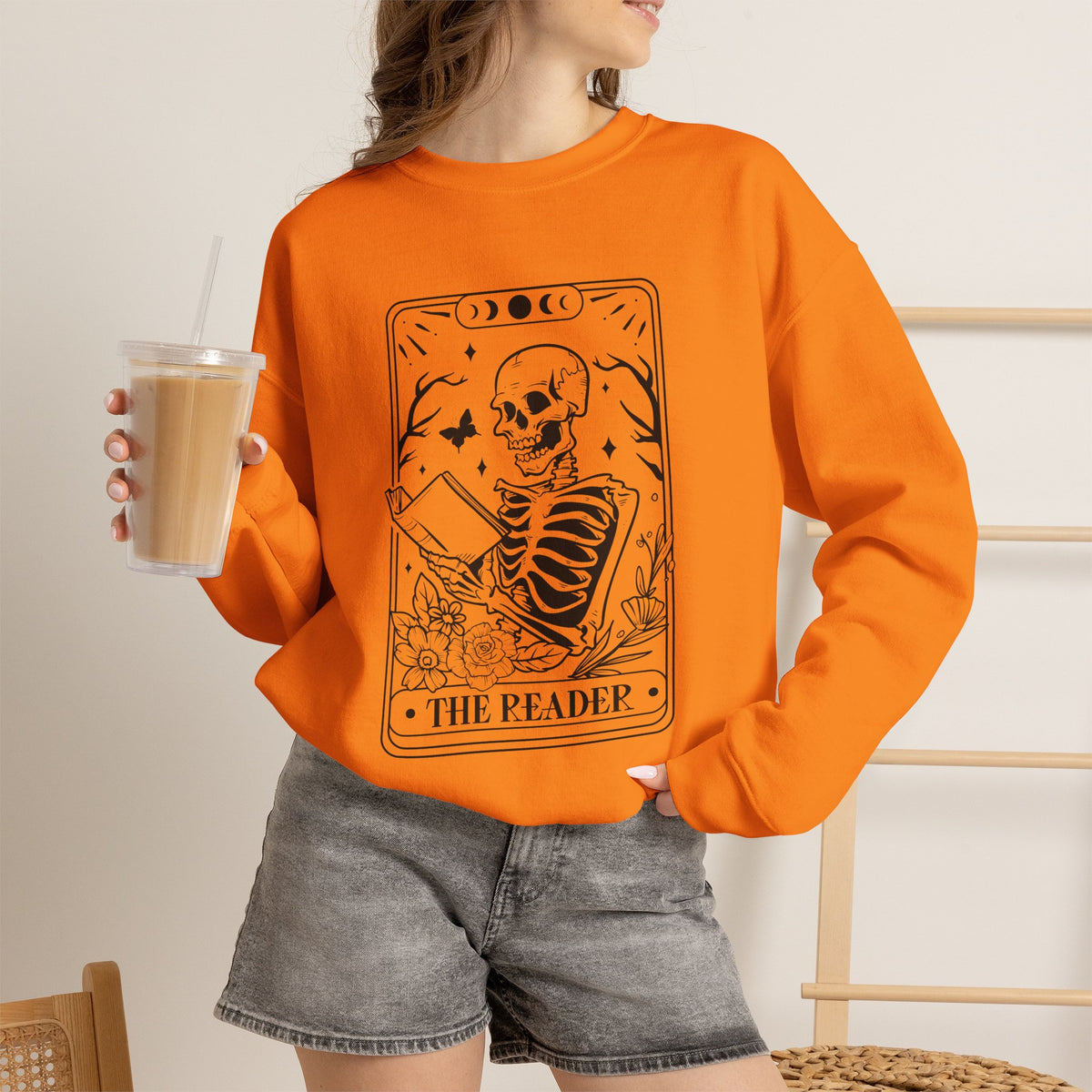 The Reader Tarot Unisex Heavy Blend™ Crewneck Sweatshirt