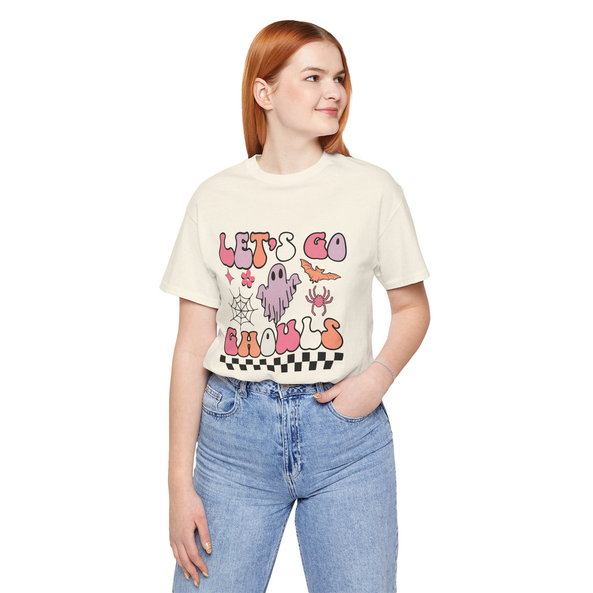 Let's Go Ghouls Unisex Jersey Short Sleeve Tee