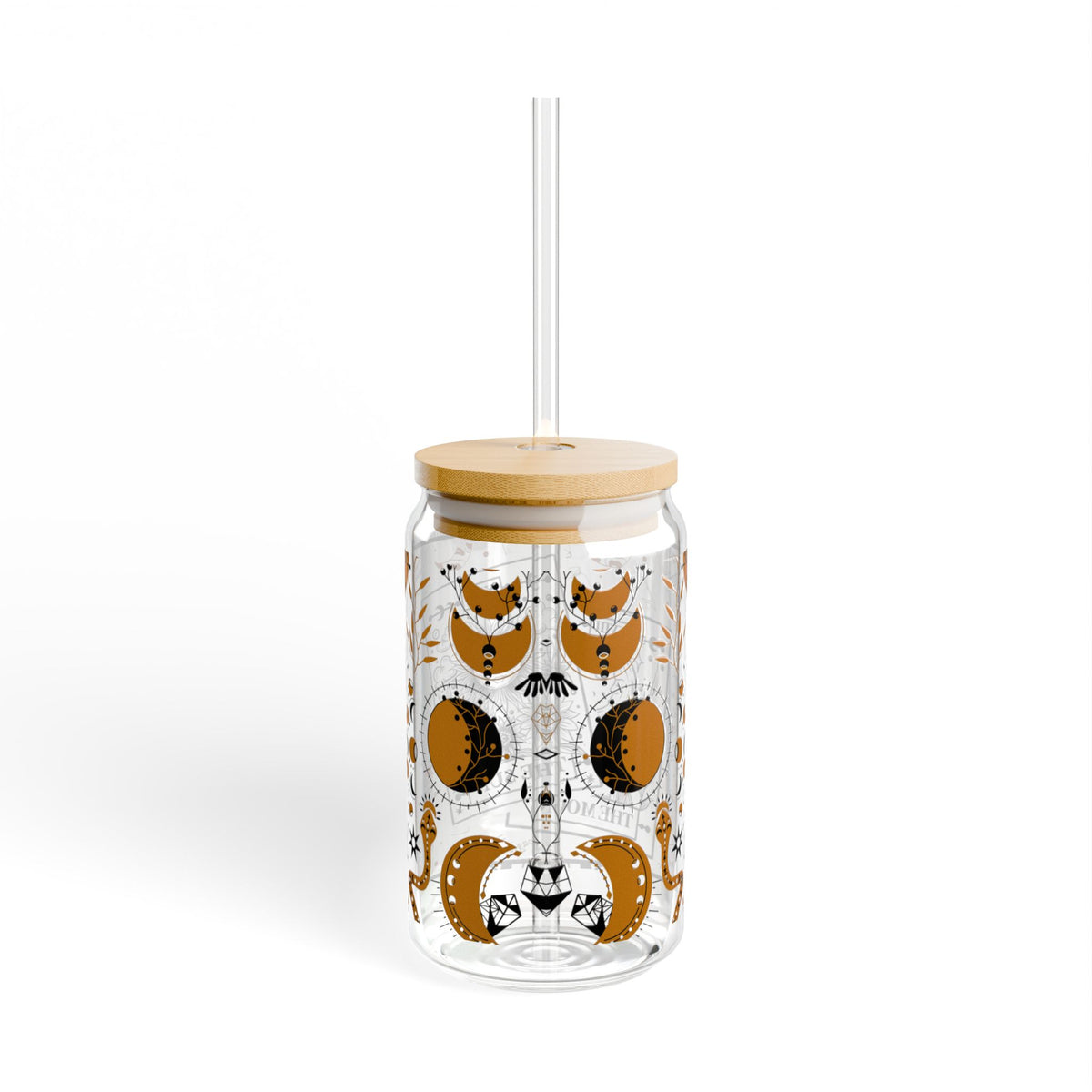 Sun and Moon Tarot Sipper Glass, 16oz