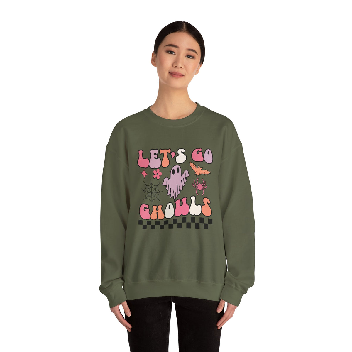 Let's Go Ghouls Unisex Heavy Blend™ Crewneck Sweatshirt