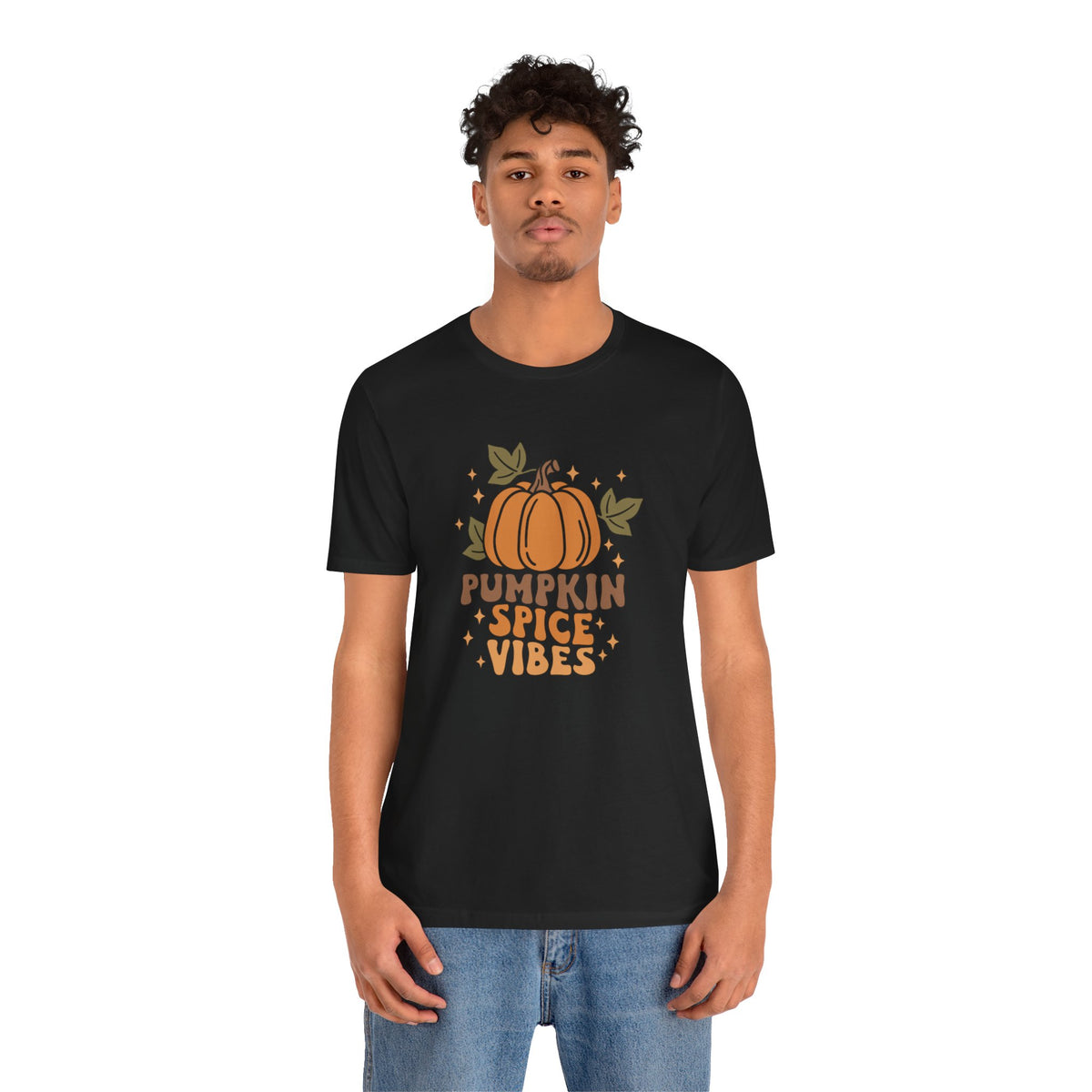 Pumpkin Spice Vibes Unisex Jersey Short Sleeve Tee