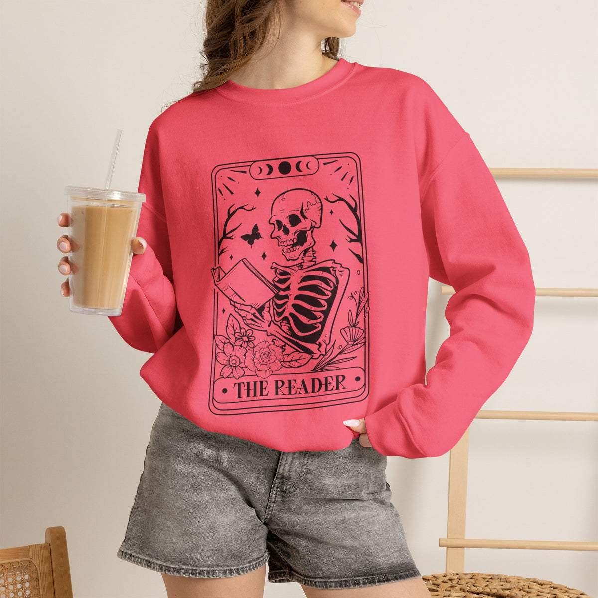 The Reader Tarot Unisex Heavy Blend™ Crewneck Sweatshirt