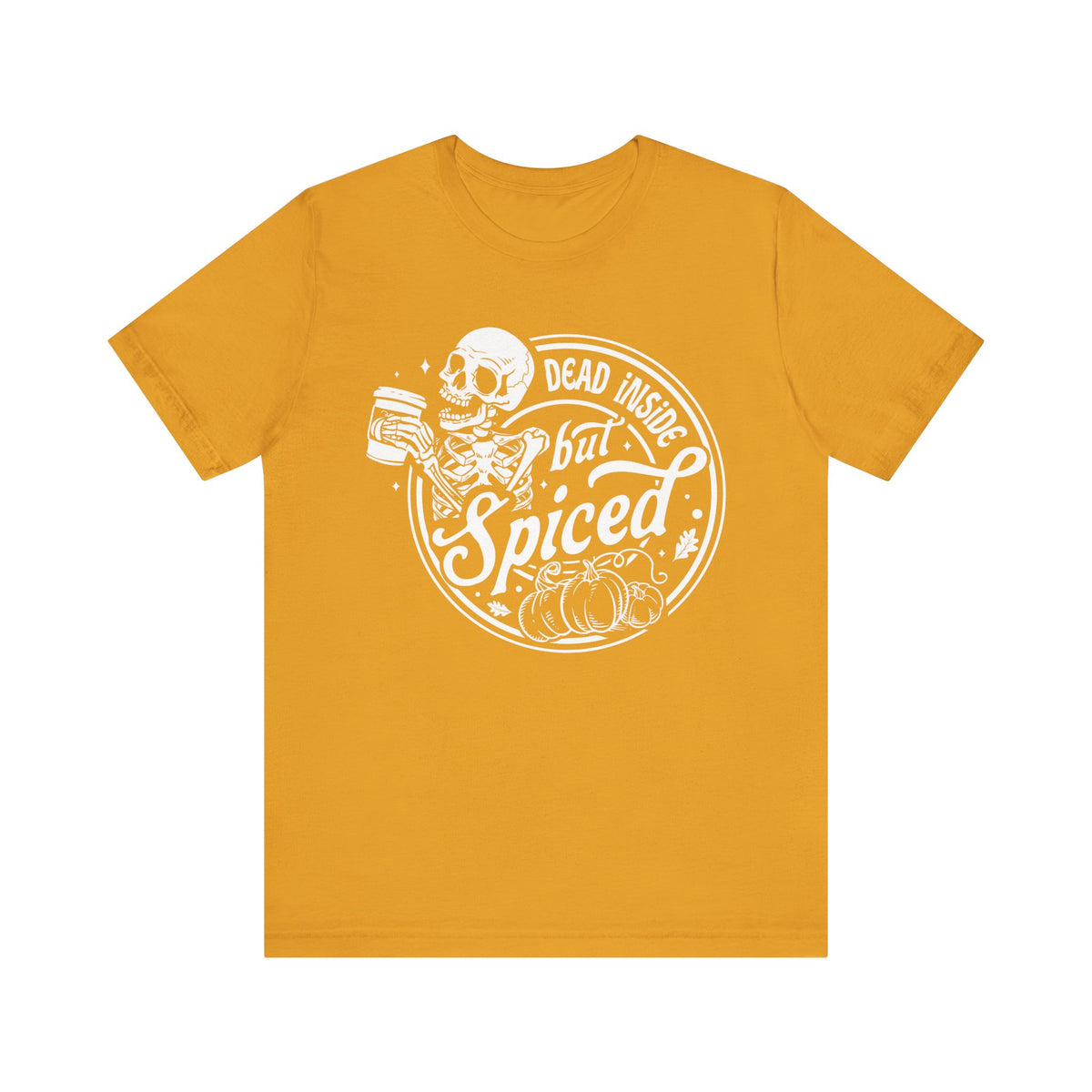 Dead Inside but Spiced Unisex Jersey Short Sleeve Tee