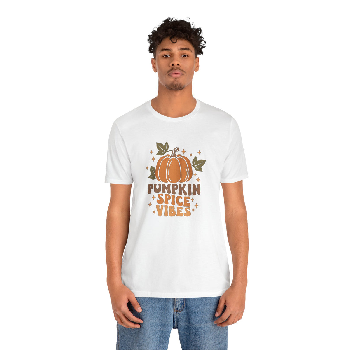 Pumpkin Spice Vibes Unisex Jersey Short Sleeve Tee