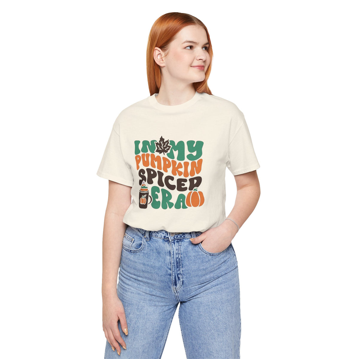 In My Pumpkin Spiced Era Unisex Jersey Short Sleeve Tee