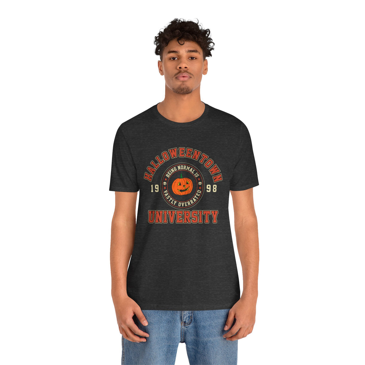 Halloween Town University Unisex Jersey Short Sleeve Tee
