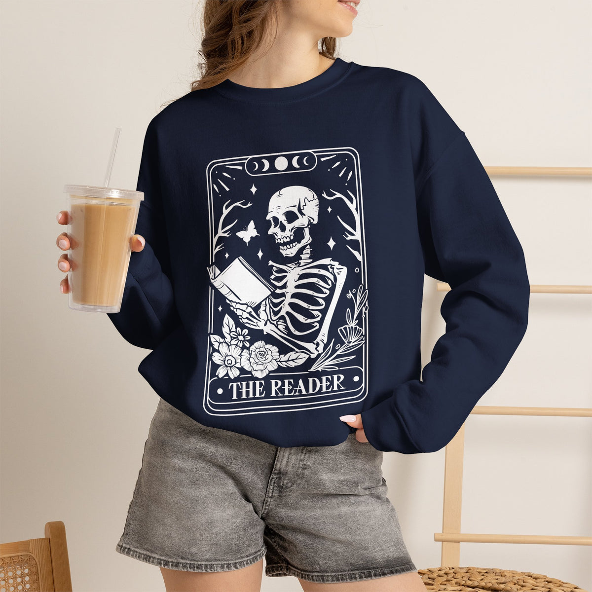 The Reader Tarot Unisex Heavy Blend™ Crewneck Sweatshirt