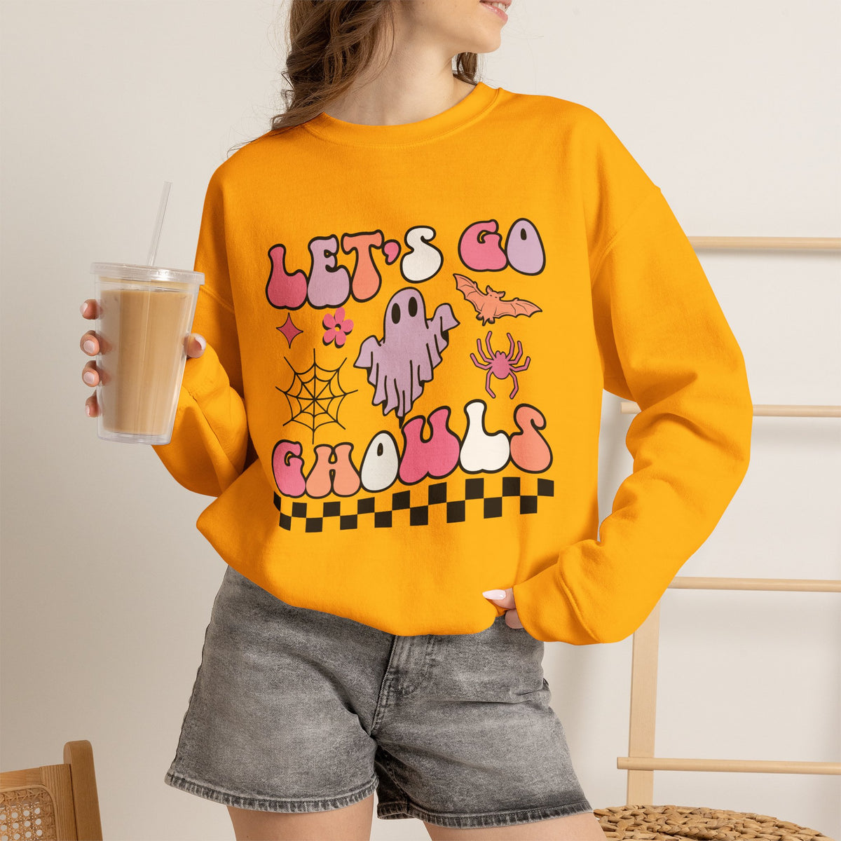 Let's Go Ghouls Unisex Heavy Blend™ Crewneck Sweatshirt