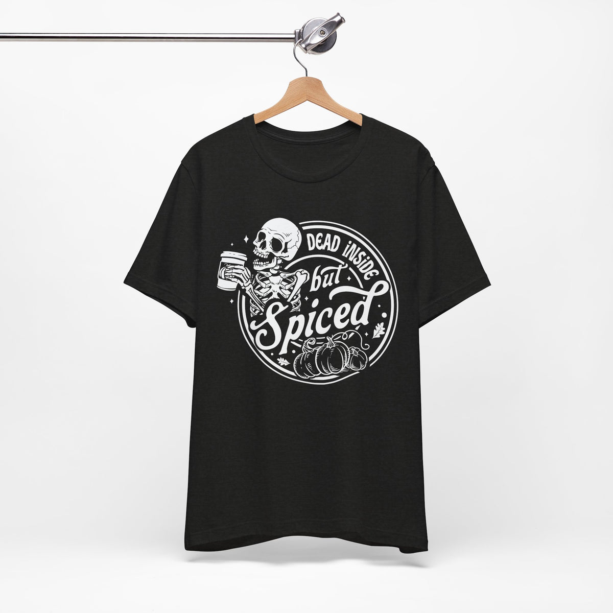 Dead Inside but Spiced Unisex Jersey Short Sleeve Tee