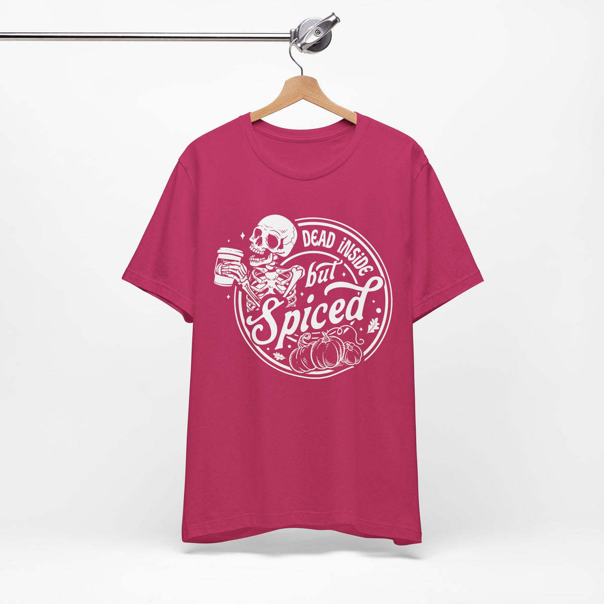 Dead Inside but Spiced Unisex Jersey Short Sleeve Tee