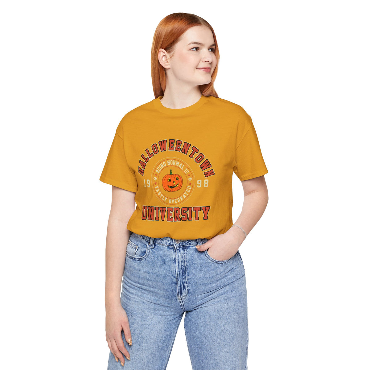 Halloween Town University Unisex Jersey Short Sleeve Tee