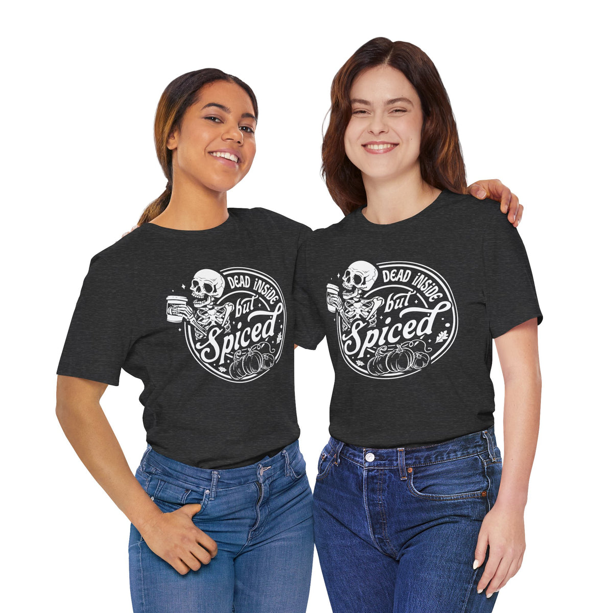 Dead Inside but Spiced Unisex Jersey Short Sleeve Tee