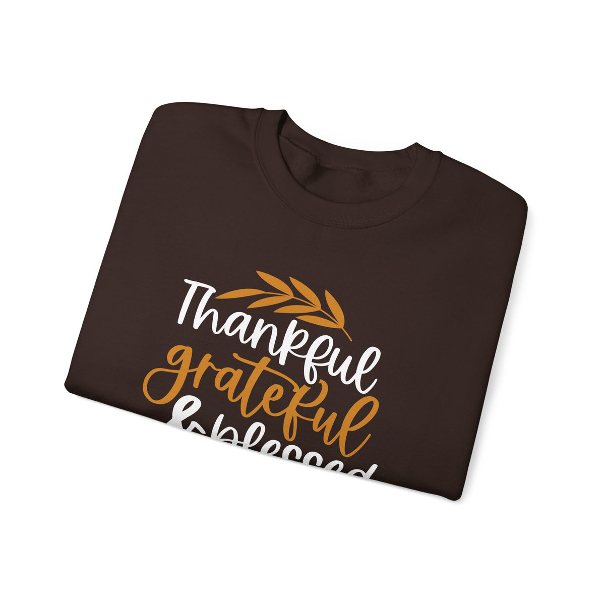 Thankful Grateful Blessed Unisex Heavy Blend™ Crewneck Sweatshirt