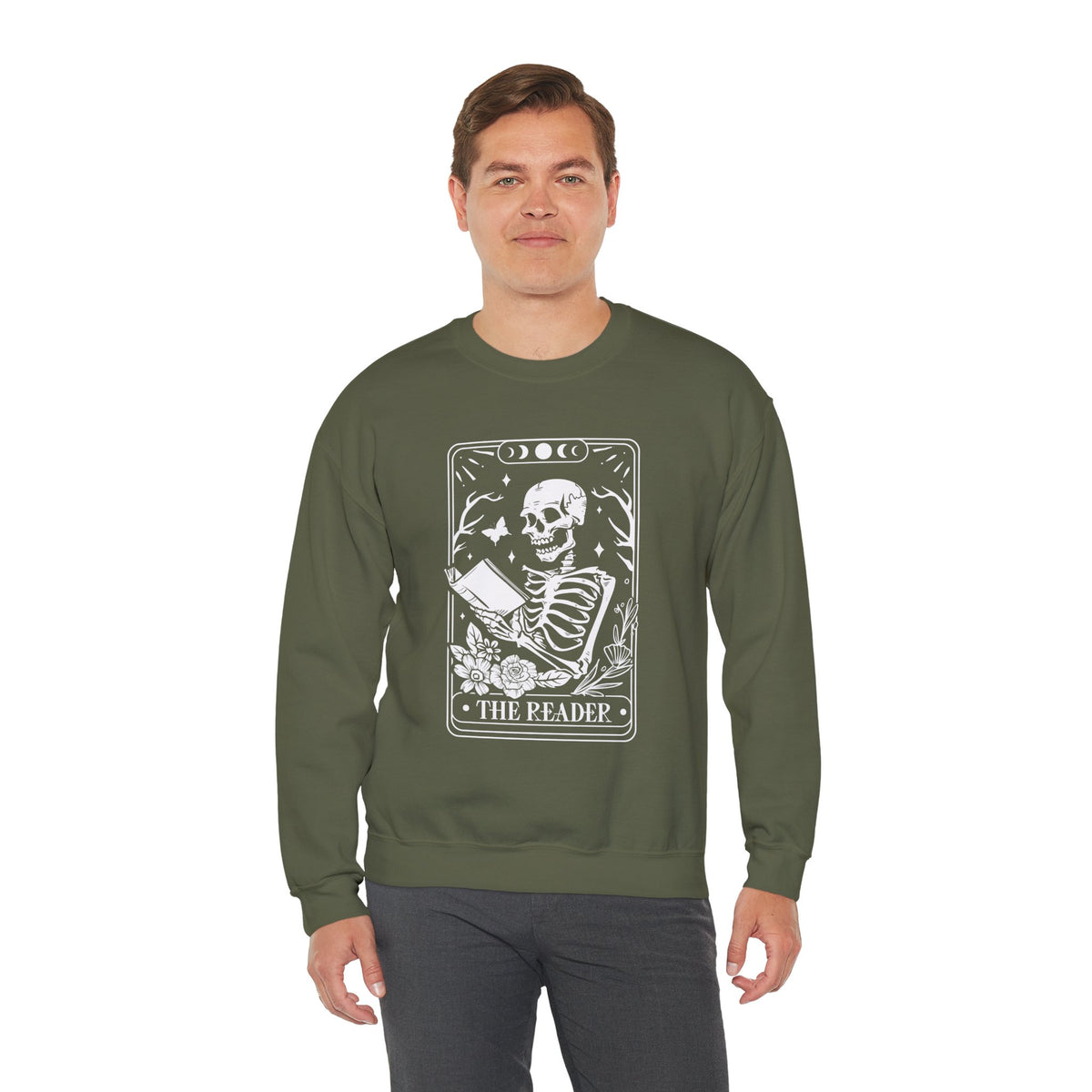 The Reader Tarot Unisex Heavy Blend™ Crewneck Sweatshirt