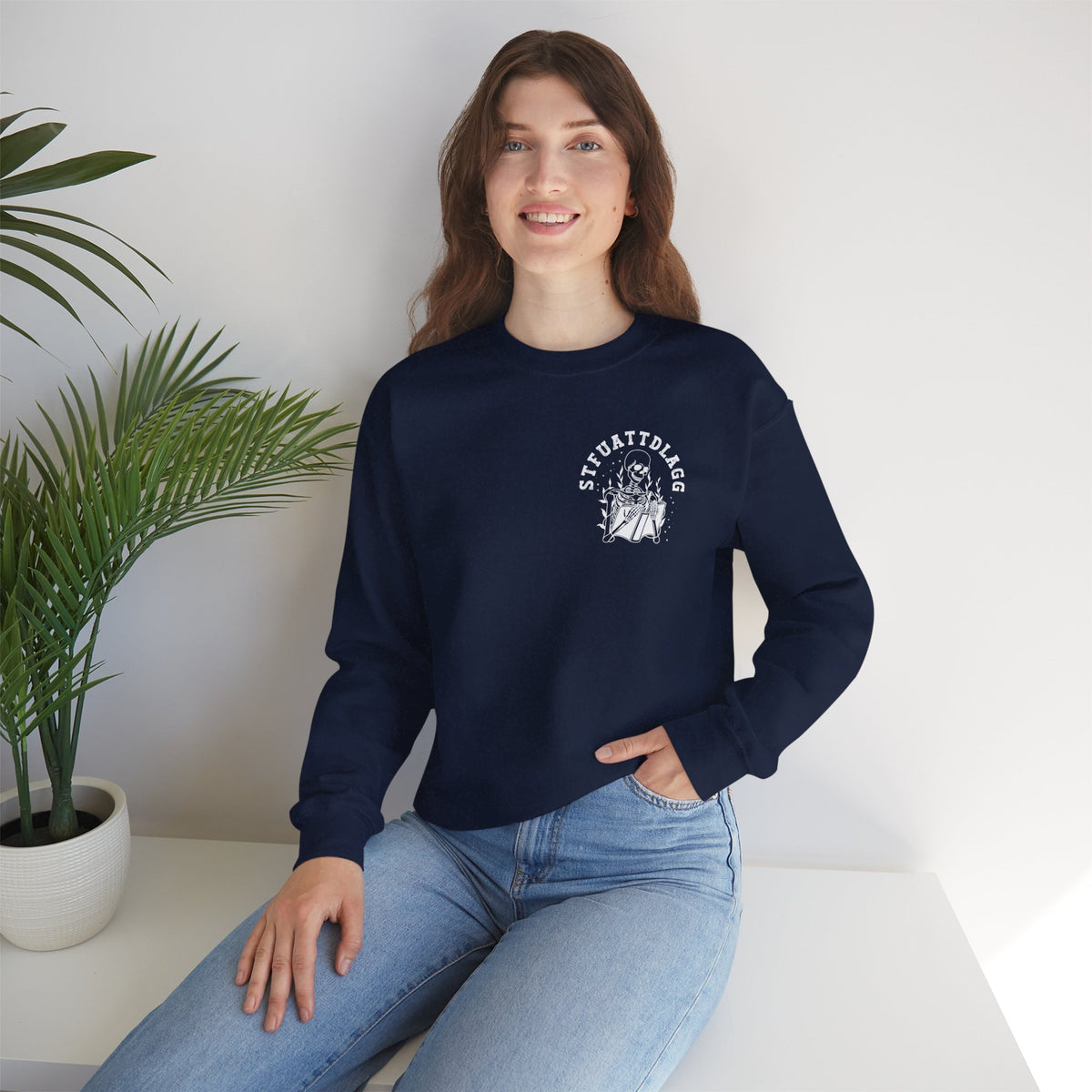 STFUAUATTDLAGG nisex Heavy Blend™ Crewneck Sweatshirt
