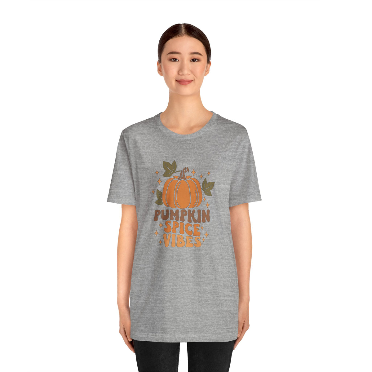 Pumpkin Spice Vibes Unisex Jersey Short Sleeve Tee