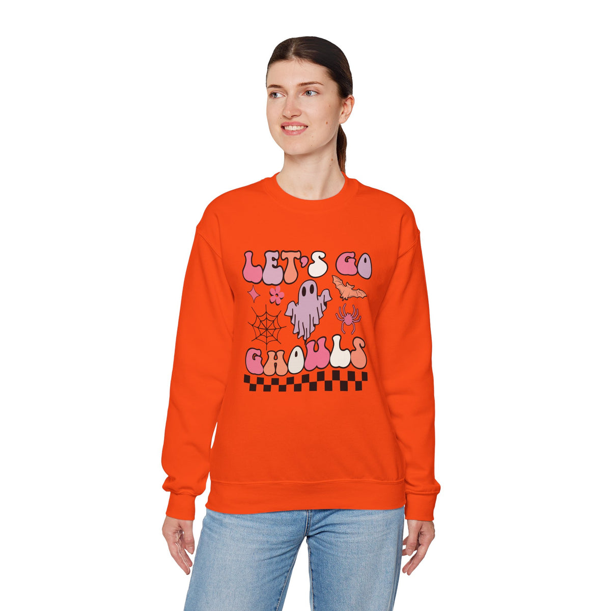 Let's Go Ghouls Unisex Heavy Blend™ Crewneck Sweatshirt