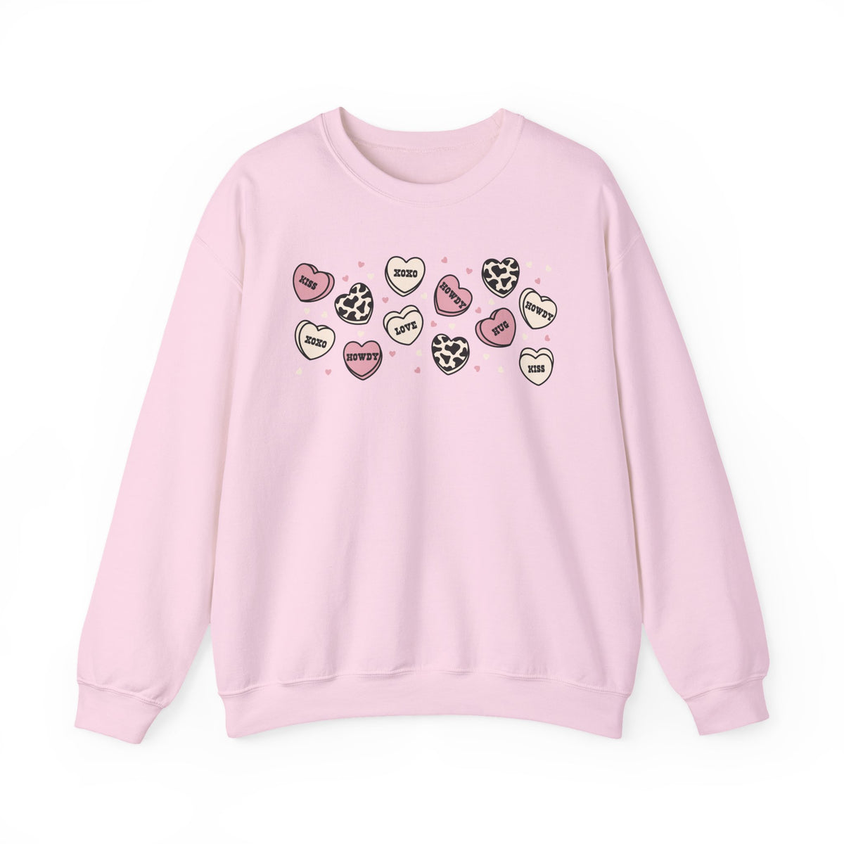 Cowboy Candy Hearts Unisex Heavy Blend™ Crewneck Sweatshirt
