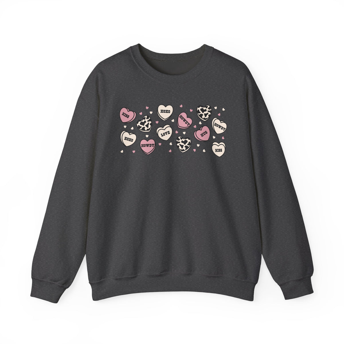 Cowboy Candy Hearts Unisex Heavy Blend™ Crewneck Sweatshirt
