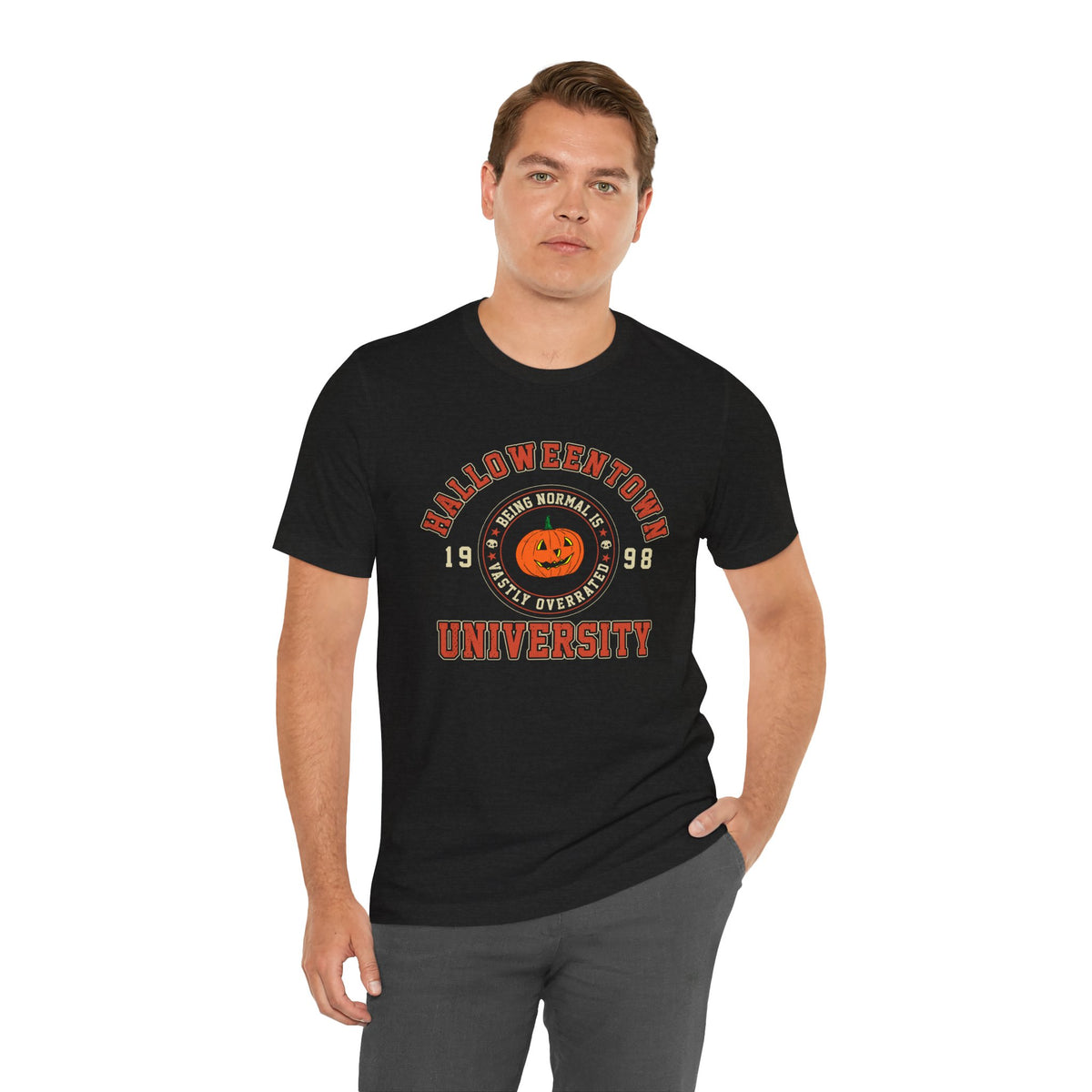 Halloween Town University Unisex Jersey Short Sleeve Tee
