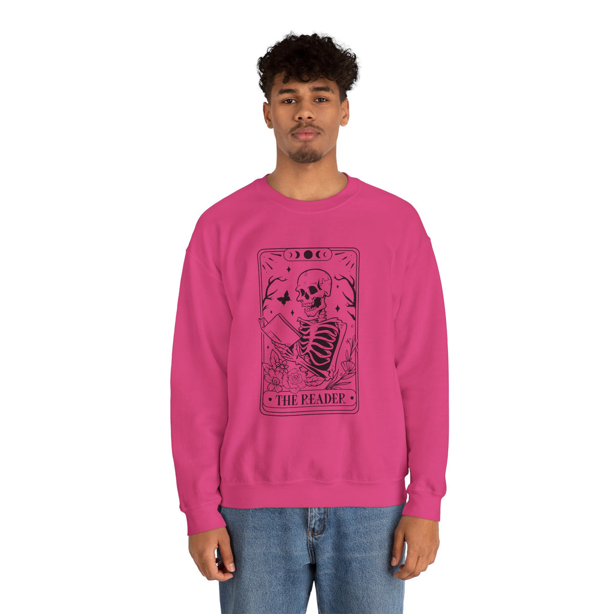 The Reader Tarot Unisex Heavy Blend™ Crewneck Sweatshirt
