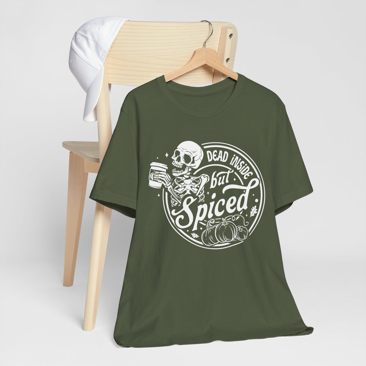 Dead Inside but Spiced Unisex Jersey Short Sleeve Tee