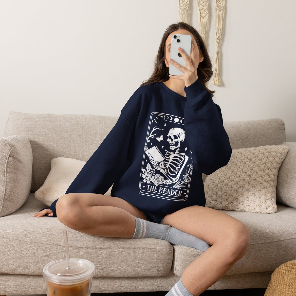 The Reader Tarot Unisex Heavy Blend™ Crewneck Sweatshirt