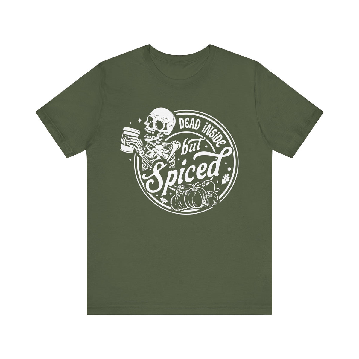 Dead Inside but Spiced Unisex Jersey Short Sleeve Tee