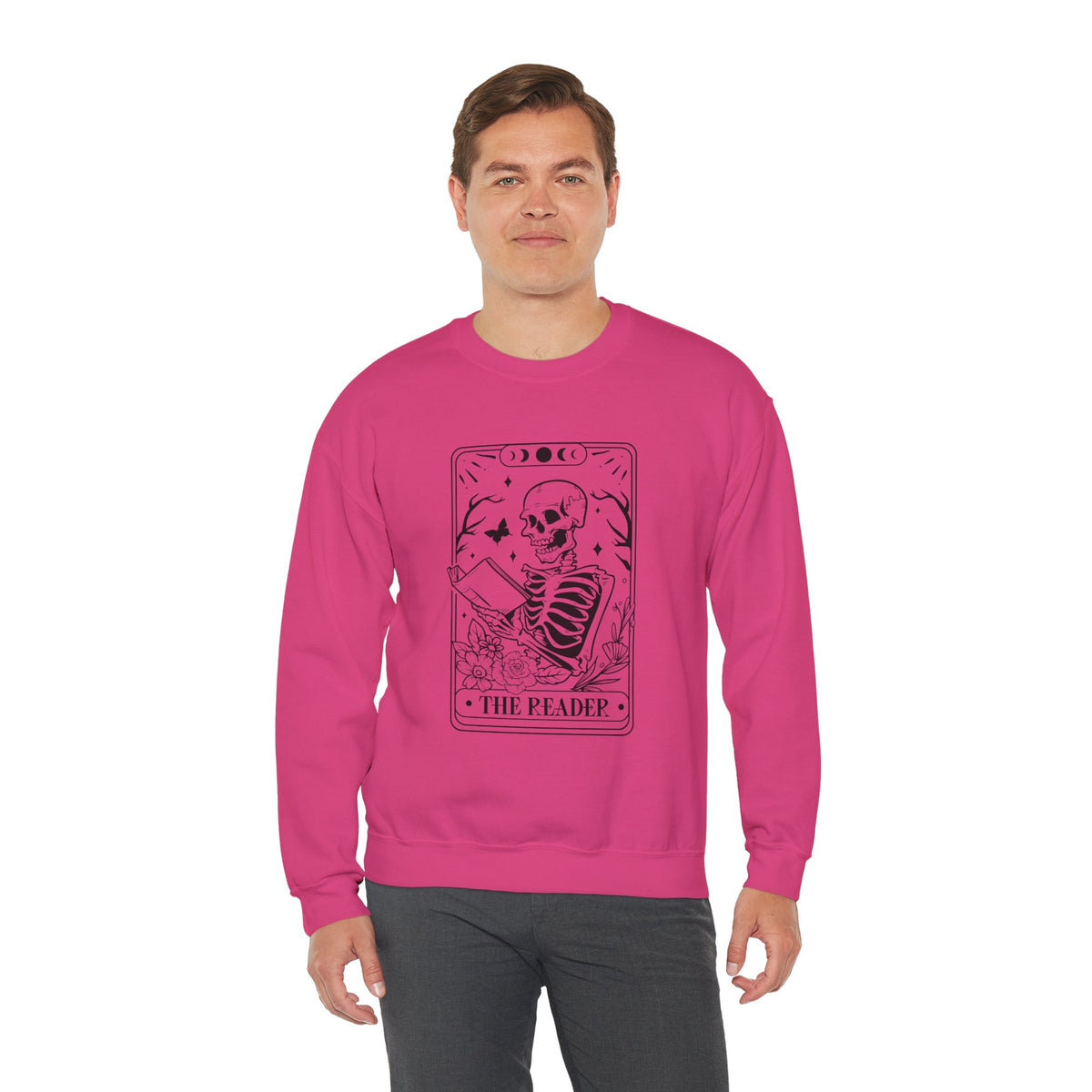 The Reader Tarot Unisex Heavy Blend™ Crewneck Sweatshirt