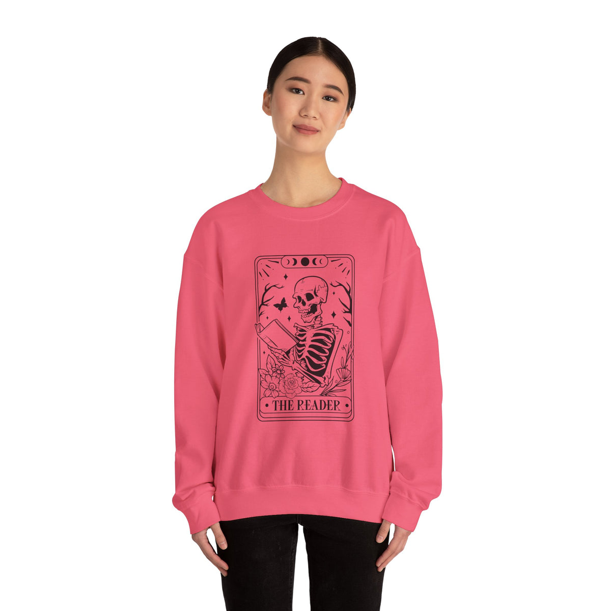 The Reader Tarot Unisex Heavy Blend™ Crewneck Sweatshirt