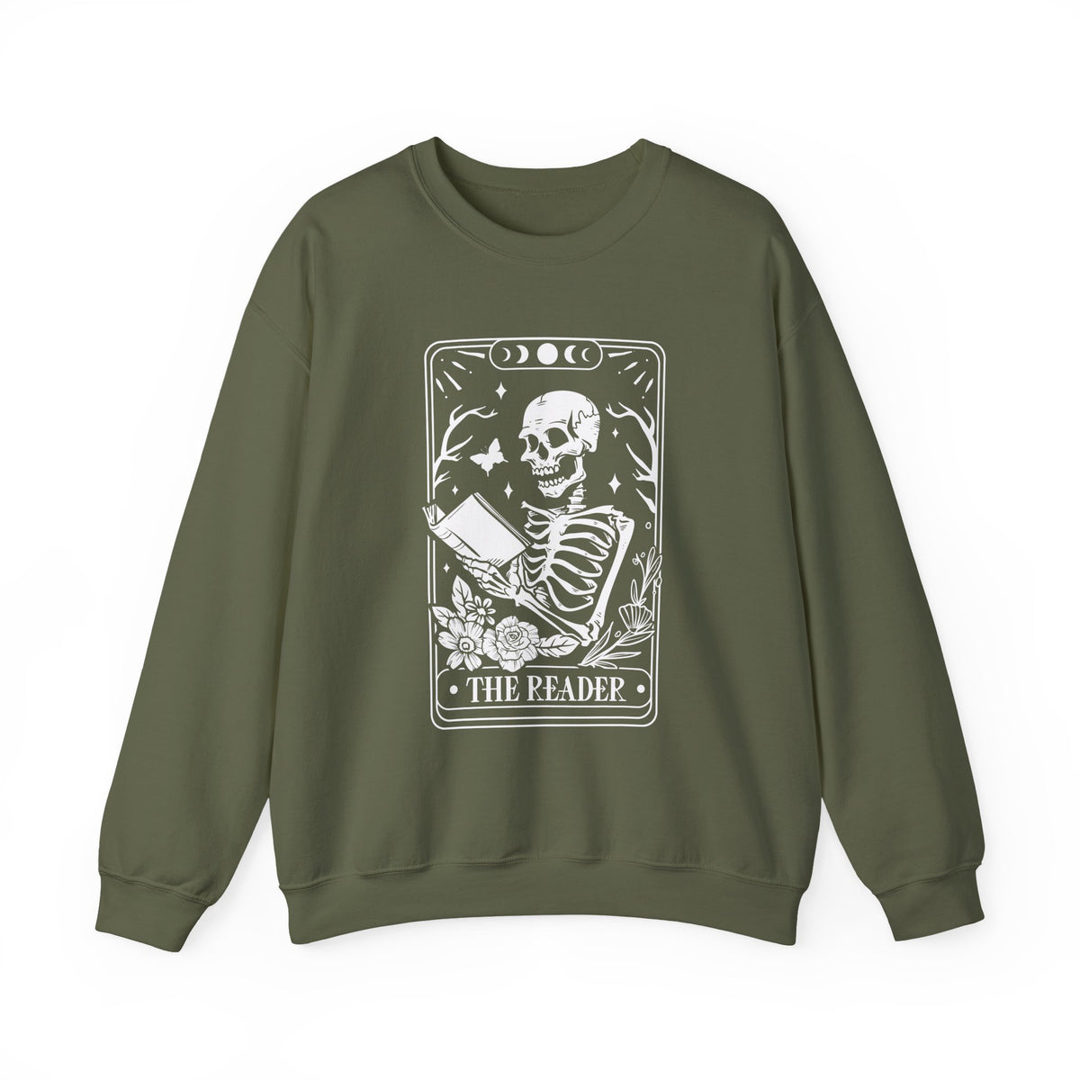 The Reader Tarot Unisex Heavy Blend™ Crewneck Sweatshirt