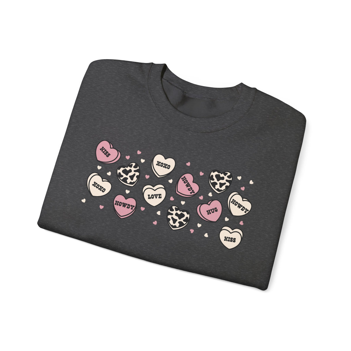 Cowboy Candy Hearts Unisex Heavy Blend™ Crewneck Sweatshirt