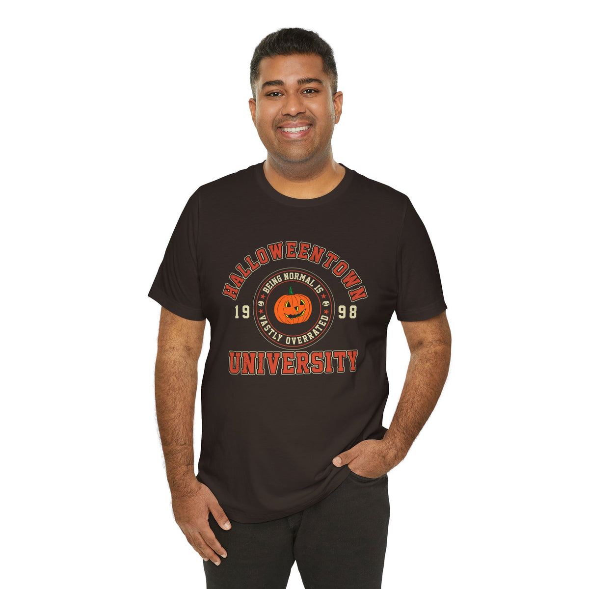 Halloween Town University Unisex Jersey Short Sleeve Tee