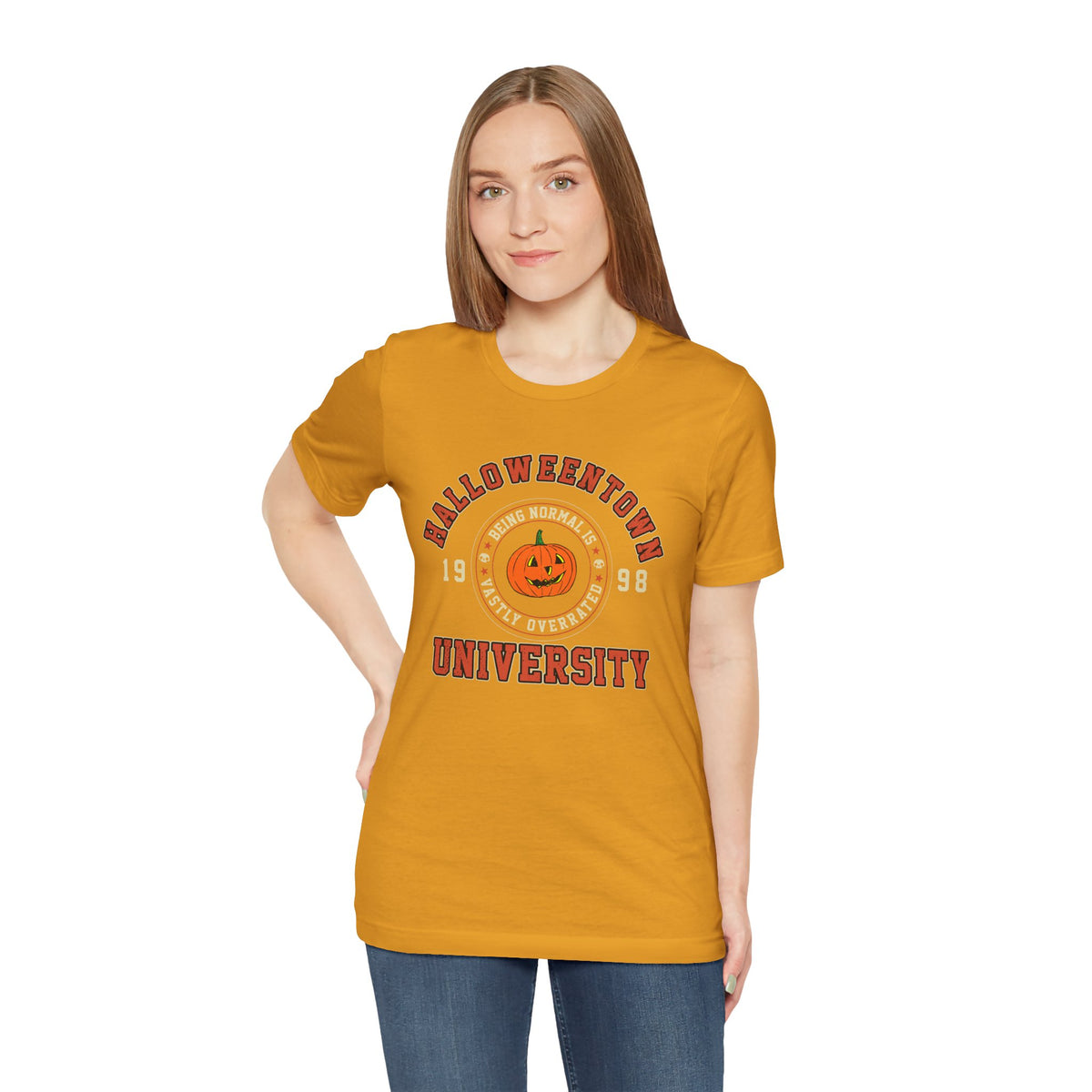 Halloween Town University Unisex Jersey Short Sleeve Tee