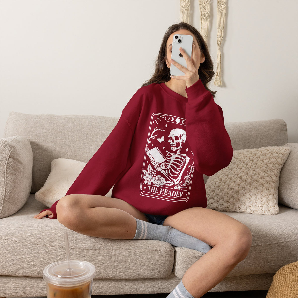 The Reader Tarot Unisex Heavy Blend™ Crewneck Sweatshirt