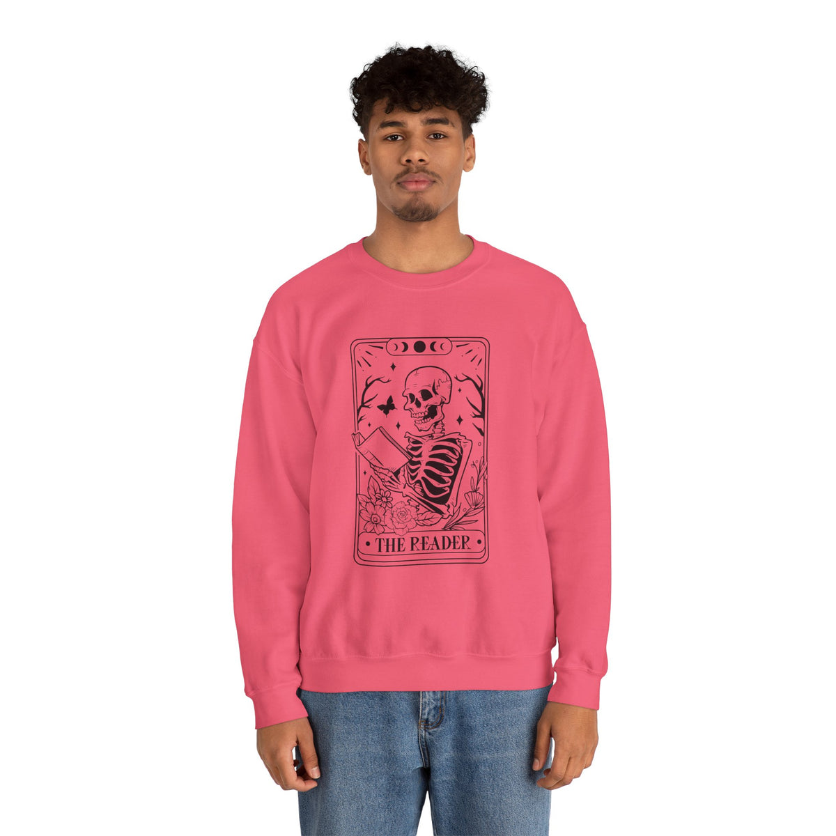 The Reader Tarot Unisex Heavy Blend™ Crewneck Sweatshirt