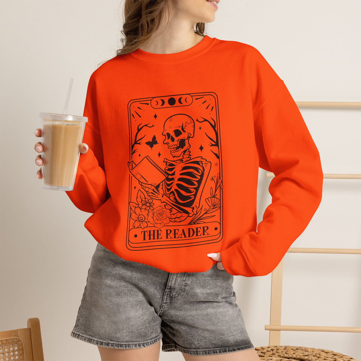 The Reader Tarot Unisex Heavy Blend™ Crewneck Sweatshirt