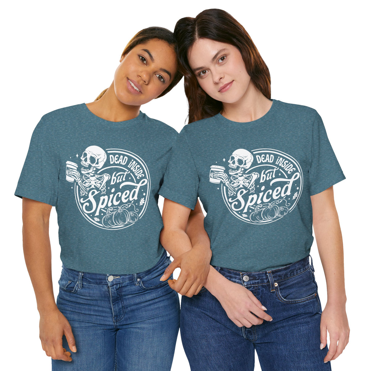 Dead Inside but Spiced Unisex Jersey Short Sleeve Tee