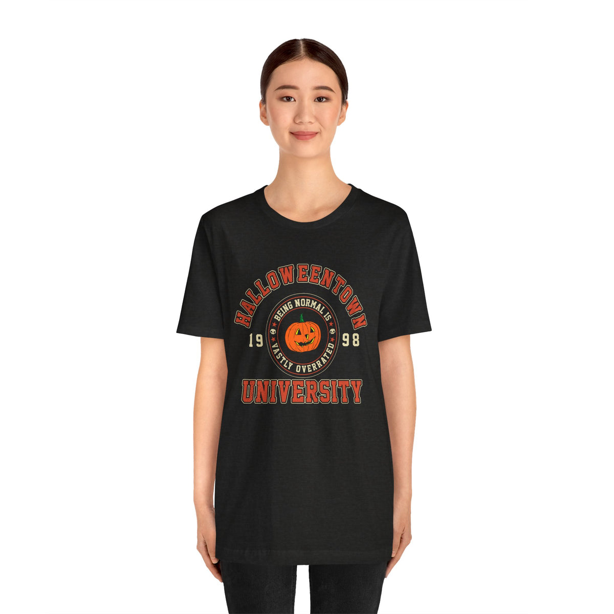 Halloween Town University Unisex Jersey Short Sleeve Tee