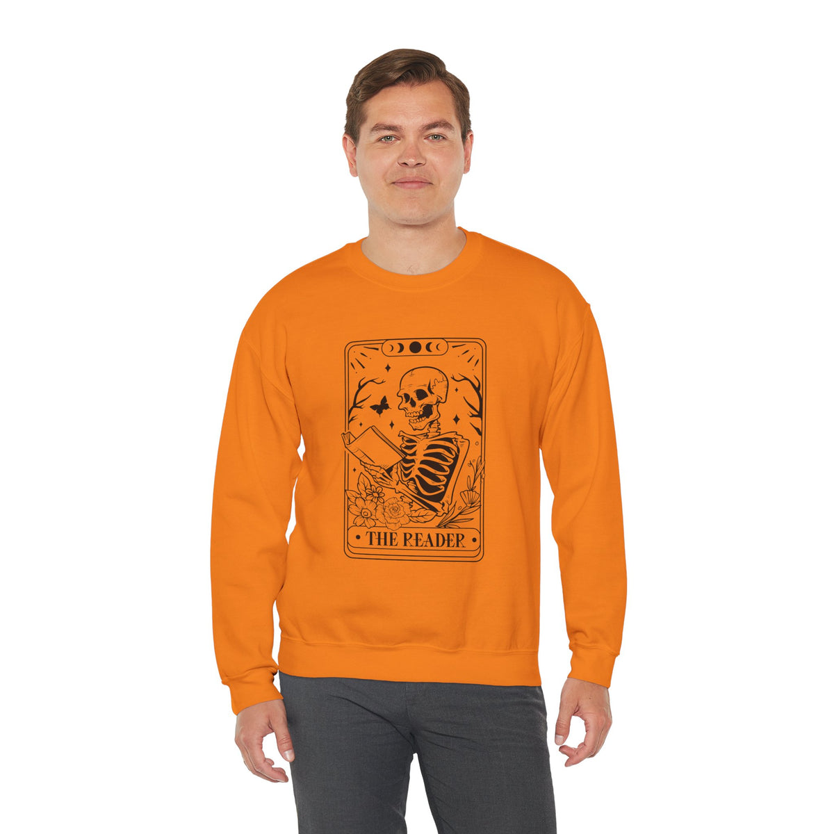 The Reader Tarot Unisex Heavy Blend™ Crewneck Sweatshirt