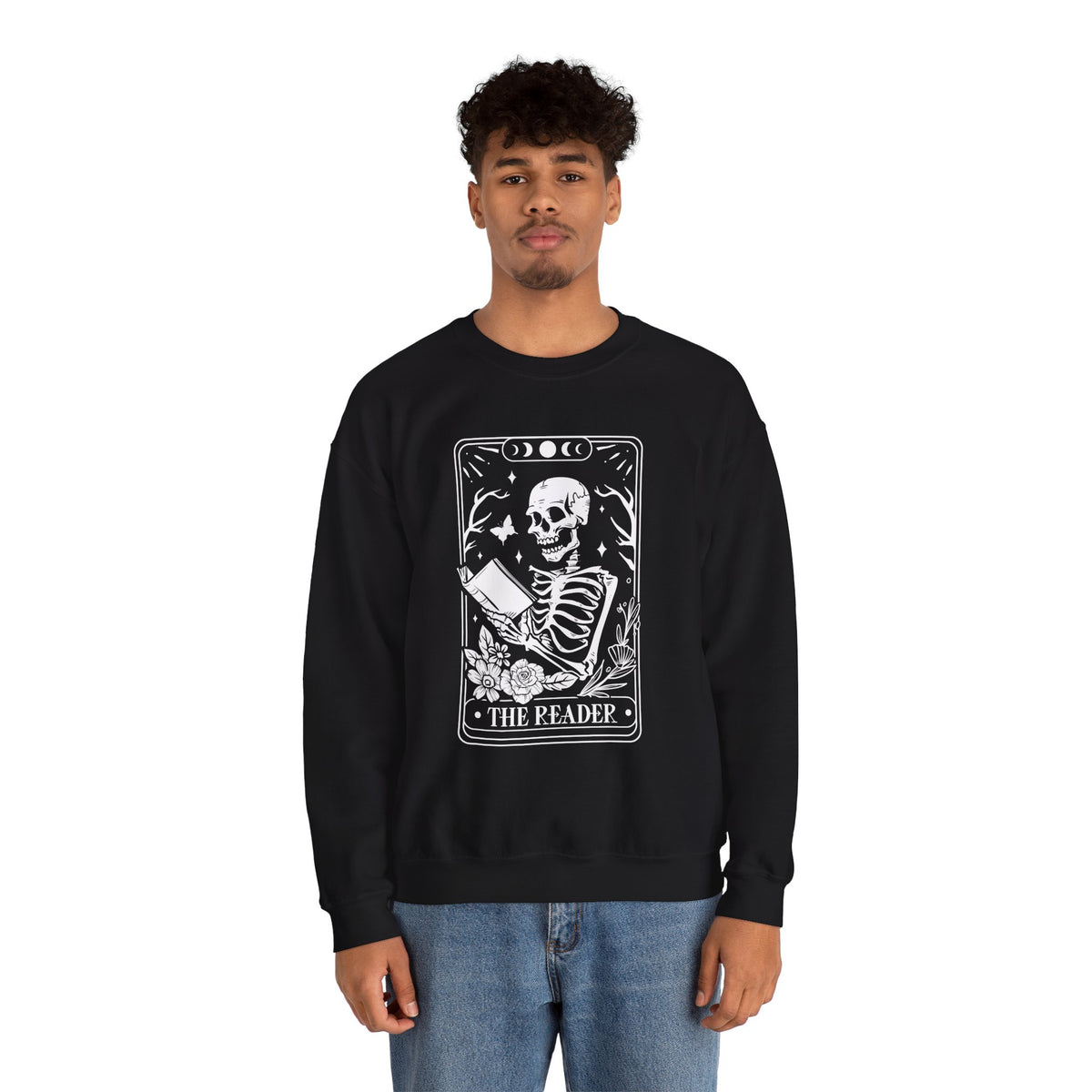 The Reader Tarot Unisex Heavy Blend™ Crewneck Sweatshirt