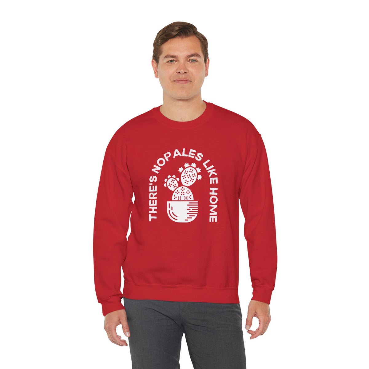There's Nopales Like Home Unisex Heavy Blend™ Crewneck Sweatshirt
