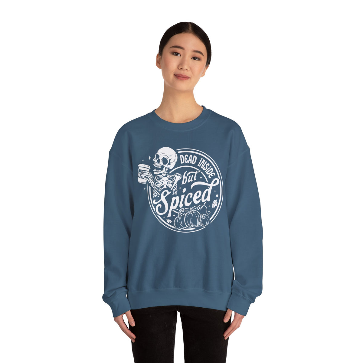 Dead Inside but Spiced Unisex Heavy Blend™ Crewneck Sweatshirt