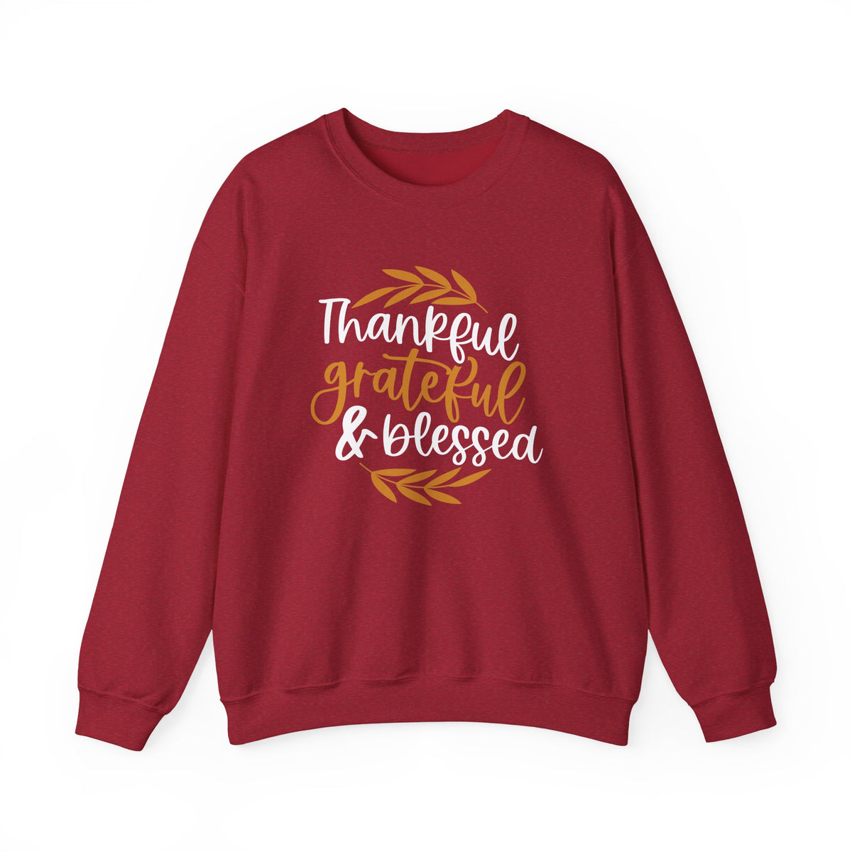 Thankful Grateful Blessed Unisex Heavy Blend™ Crewneck Sweatshirt