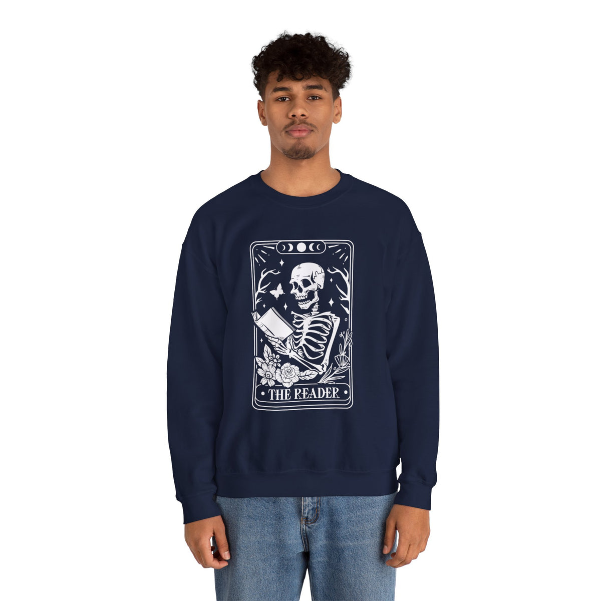 The Reader Tarot Unisex Heavy Blend™ Crewneck Sweatshirt