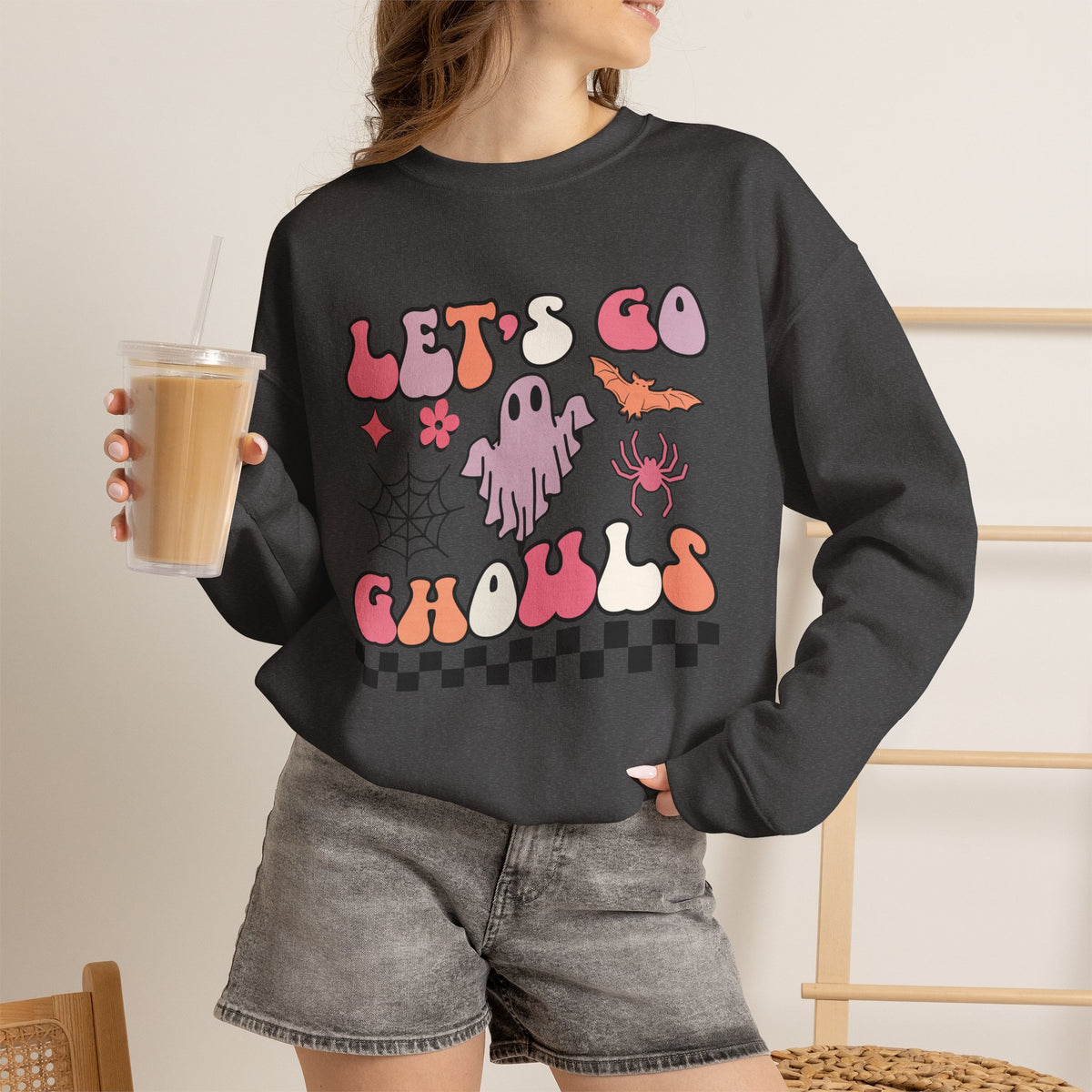 Let's Go Ghouls Unisex Heavy Blend™ Crewneck Sweatshirt