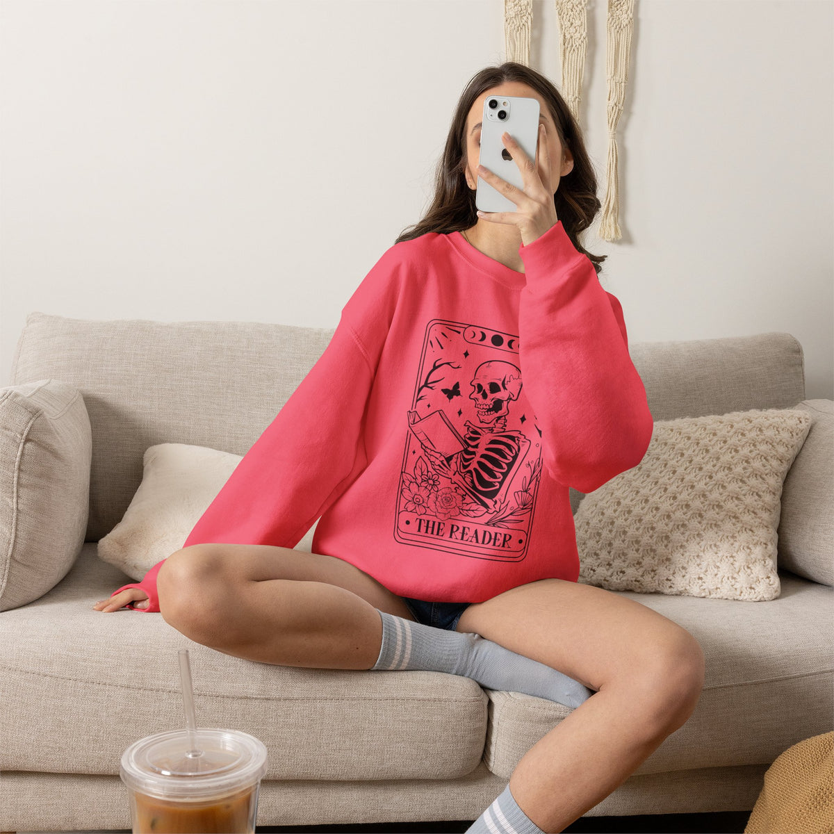 The Reader Tarot Unisex Heavy Blend™ Crewneck Sweatshirt