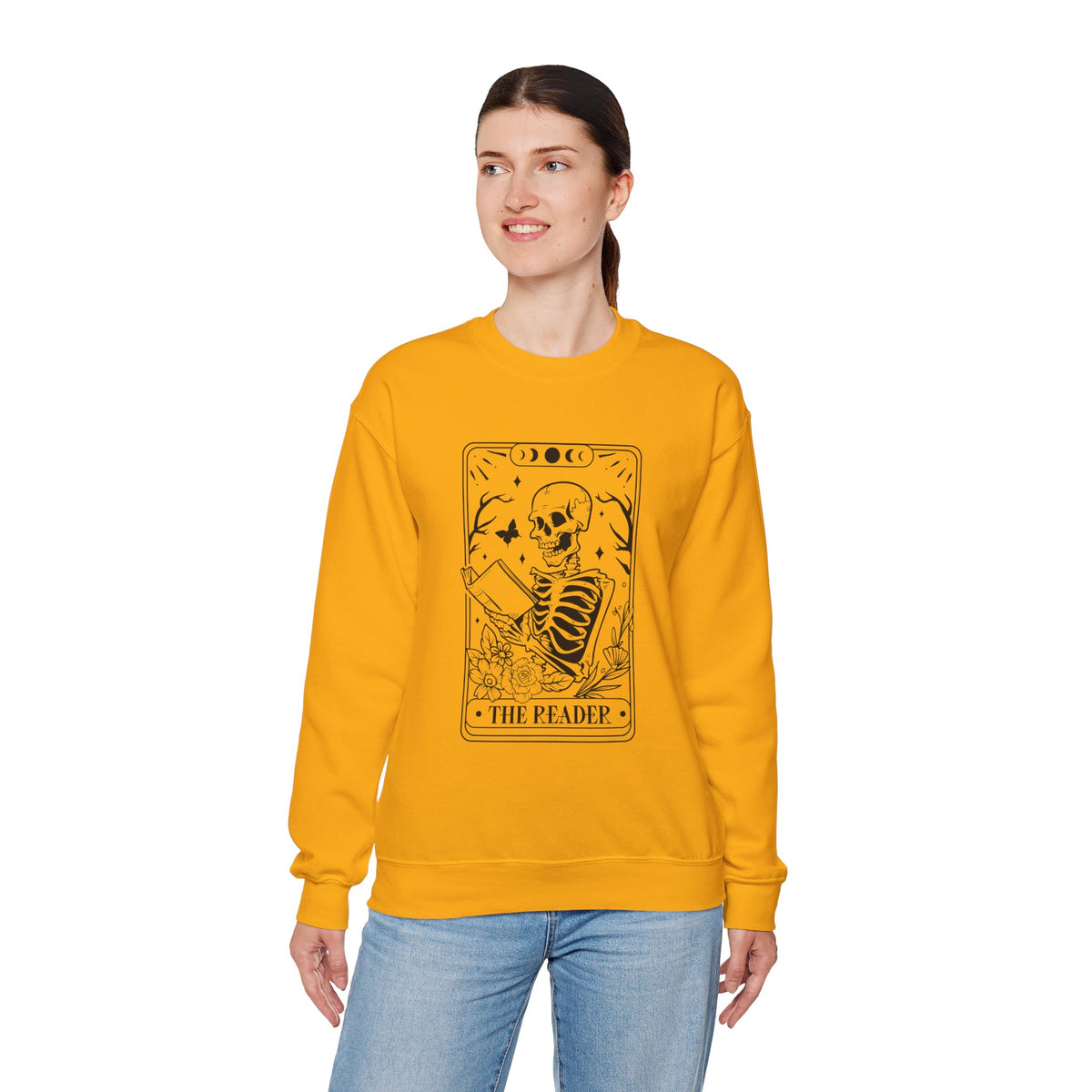 The Reader Tarot Unisex Heavy Blend™ Crewneck Sweatshirt