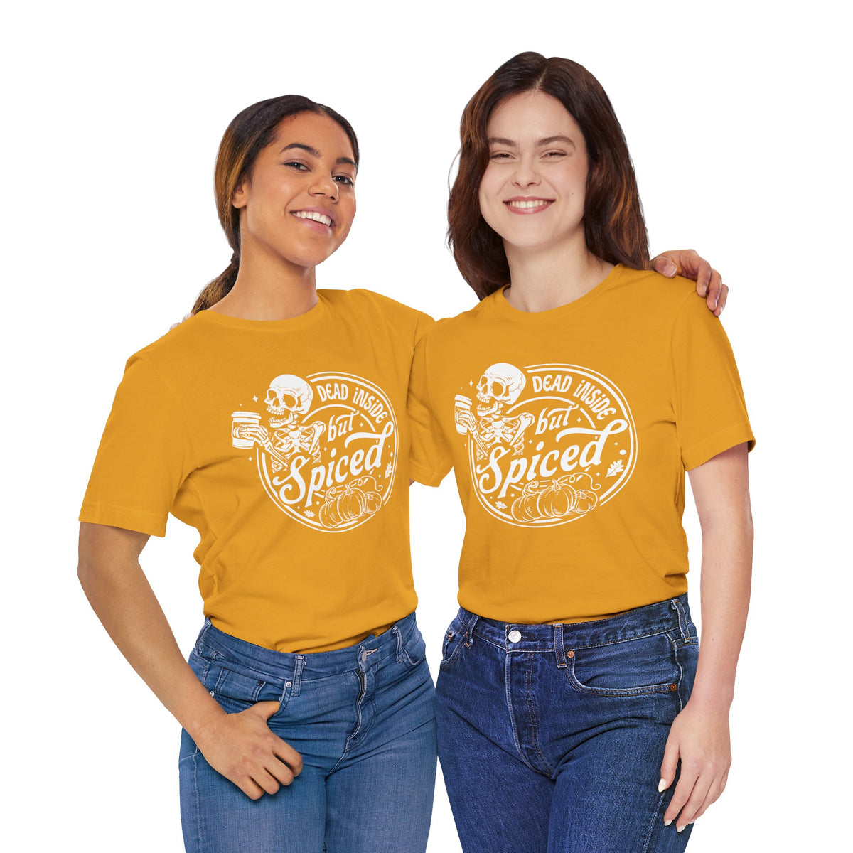 Dead Inside but Spiced Unisex Jersey Short Sleeve Tee